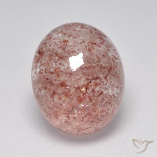 5.25ct Naturale Rosa chiaro Quarzo Fragola, Ovale, Traslucido