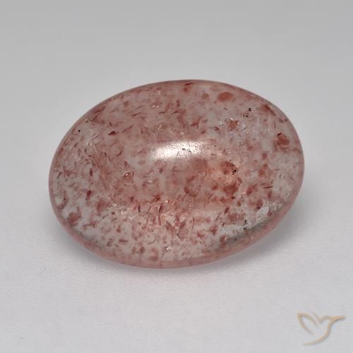 3.68ct Naturale Rosa rosa Quarzo Fragola, Ovale, Traslucido