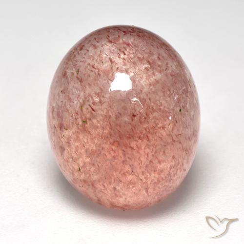 10.85ct Naturale Rosa chiaro Quarzo Fragola, Ovale, Traslucido