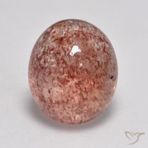 3.82ct Naturale Rosa medio Quarzo Fragola, Ovale, Traslucido