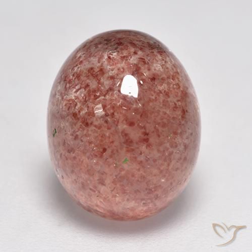 5.97ct Naturale Rosa brillante Quarzo fragola, Ovale, Traslucido