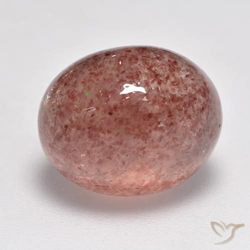 Quarzo fragola Rosa brillante naturale da 5.97 ct, Ovale, Traslucido
