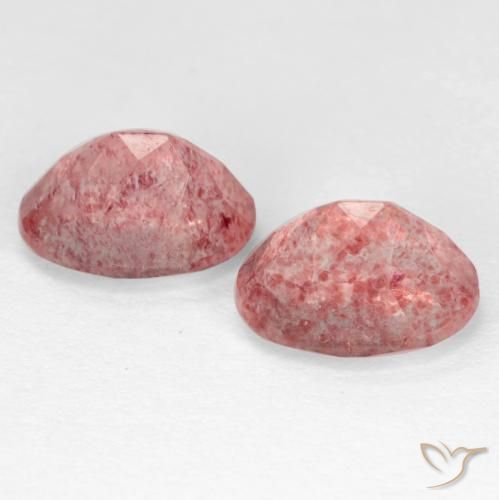 Gemme di Quarzo fragola Rosa gomma da masticare naturale da 2.82 ct, Ovale, Traslucido