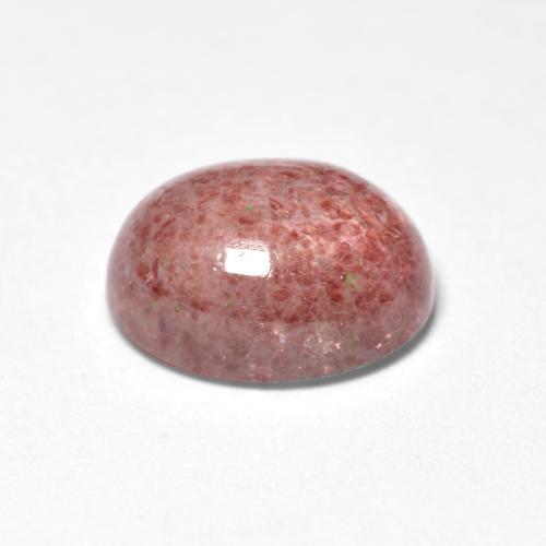 Quarzo fragola Rosa rosa naturale da 1.49 ct, Taglio ovale, Traslucido