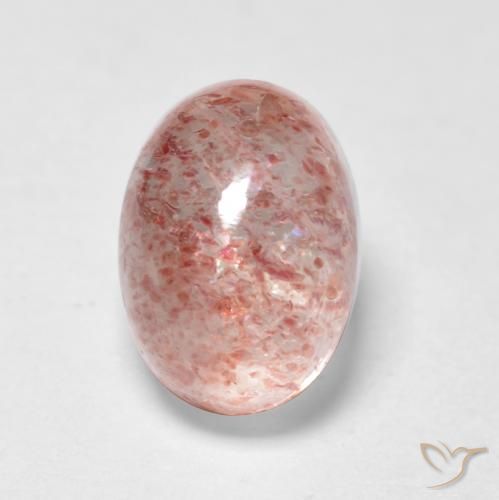 1.15ct Naturale Rosa medio Quarzo Fragola, Ovale, Trasparente