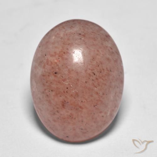 7.32ct Naturale Coccinella rossa Quarzo Fragola, Ovale, Traslucido