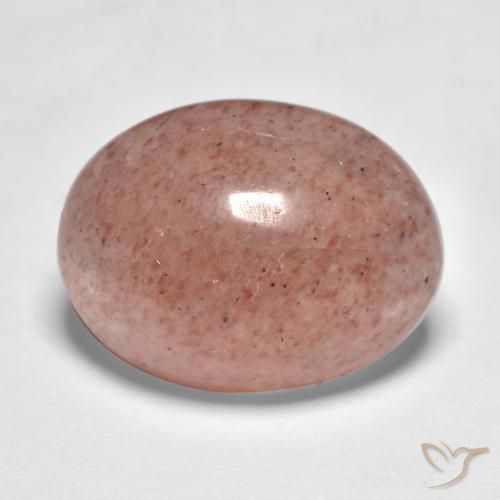 Quarzo fragola Coccinella rossa naturale da 7.32 ct, Ovale, Traslucido