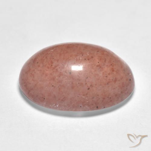 Quarzo fragola Coccinella rossa naturale da 7.32 ct, Ovale, Traslucido
