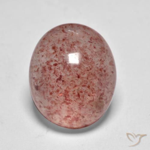 6.93ct Naturale Rosa intenso rosa Quarzo fragola, Ovale, Traslucido
