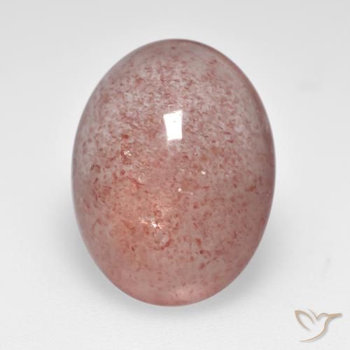 8.33ct Naturale Rosa medio Quarzo Fragola, Ovale, Traslucido