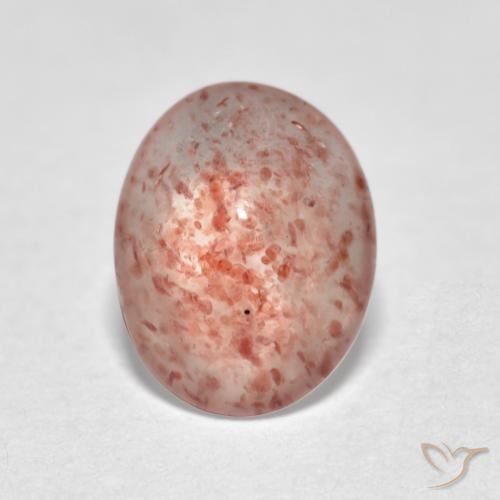 0.96ct Naturale Rosa medio Quarzo Fragola, Ovale, Trasparente