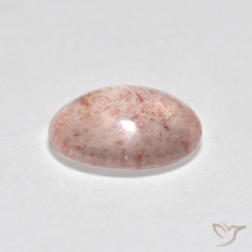 Quarzo fragola Rosa chiaro naturale da 0.92 ct, Ovale, Trasparente