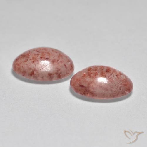 Gemme di Quarzo fragola Rosa medio-chiaro naturale da 1.99 ct, Ovale, Traslucido