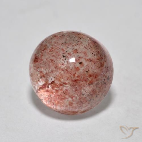 2.90ct Naturale Rosa rosa Quarzo Fragola, Rotondo, Traslucido