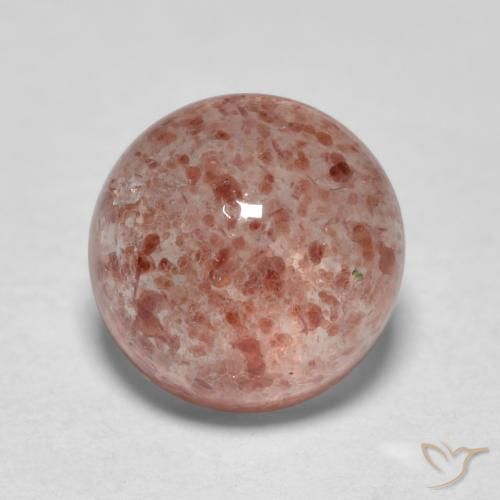 1.80ct Naturale Rosa medio-chiaro Quarzo Fragola, Rotondo, Traslucido