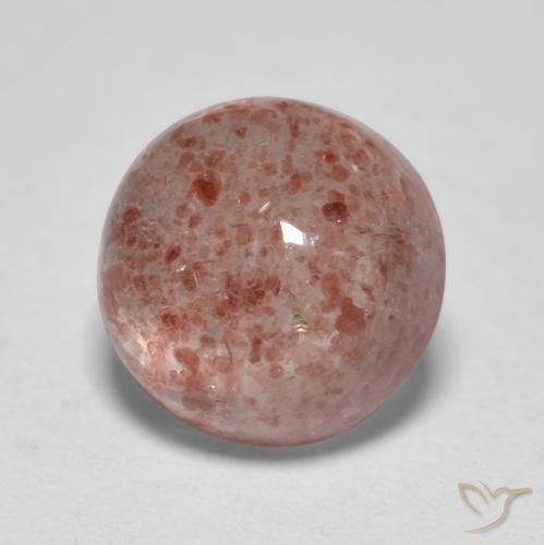 Quarzo fragola Rosa medio-chiaro naturale da 1.80 ct, Rotondo, Traslucido