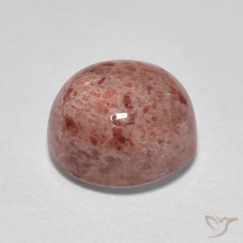 Quarzo fragola Rosa medio-chiaro naturale da 1.80 ct, Rotondo, Traslucido