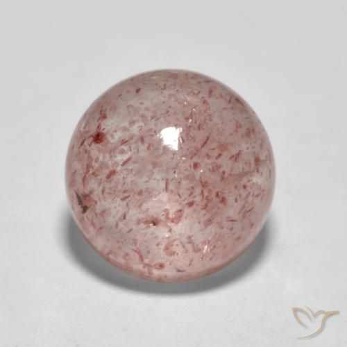 2.77ct Naturale Rosa medio Quarzo Fragola, Rotondo, Traslucido