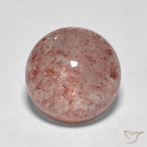 2.47ct Naturale Rosa medio Quarzo Fragola, Rotondo, Traslucido