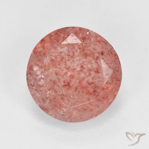 2.97ct Naturale Rosa medio Quarzo Fragola, Rotondo, Traslucido