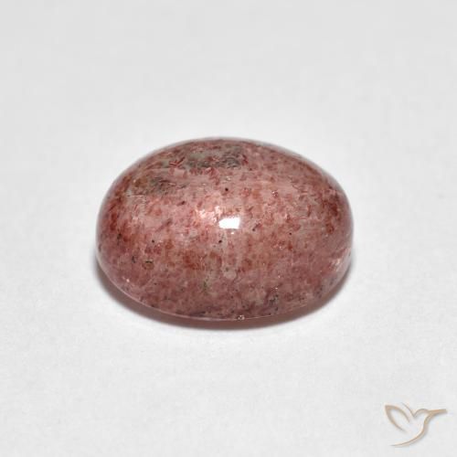 Quarzo fragola Rosa chiaro naturale da 2.47 ct, Ovale, Trasparente