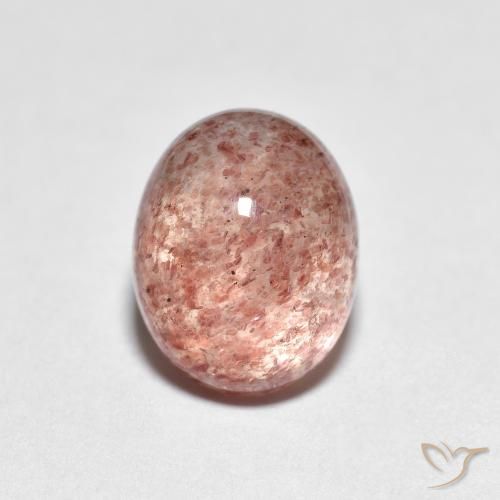 Quarzo fragola Rosa chiaro naturale da 2.69 ct, Ovale, Trasparente
