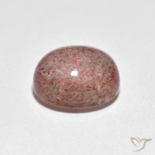 Quarzo fragola Rosa chiaro naturale da 2.73 ct, Ovale, Trasparente