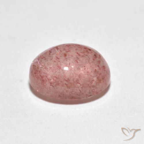 Quarzo fragola Rosa medio naturale da 2.43 ct, Ovale, Trasparente