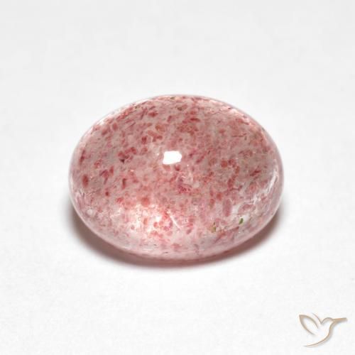 Quarzo fragola Rosa chiaro naturale da 2.35 ct, Ovale, Trasparente