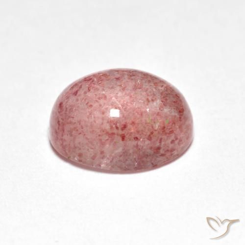 Quarzo fragola Rosa chiaro naturale da 2.35 ct, Ovale, Trasparente