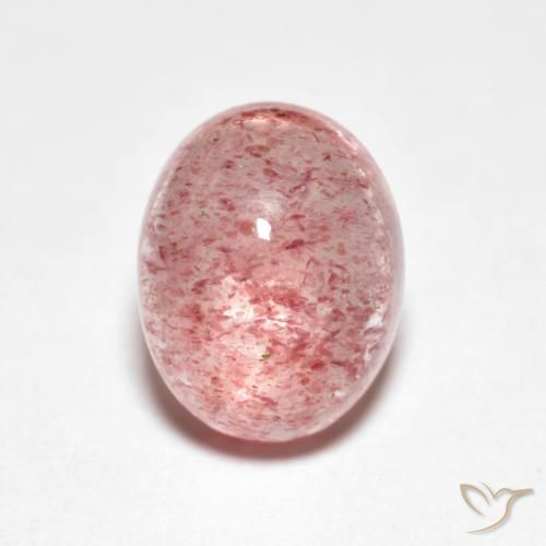 2.74ct Naturale Rosa chiaro Quarzo Fragola, Ovale, Trasparente