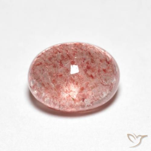 2.66ct Naturale Rosa medio Quarzo Fragola, Ovale, Trasparente