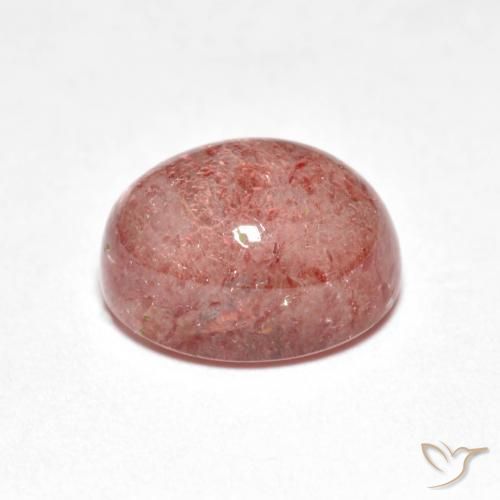 Quarzo fragola Rosa medio naturale da 2.66 ct, Ovale, Trasparente