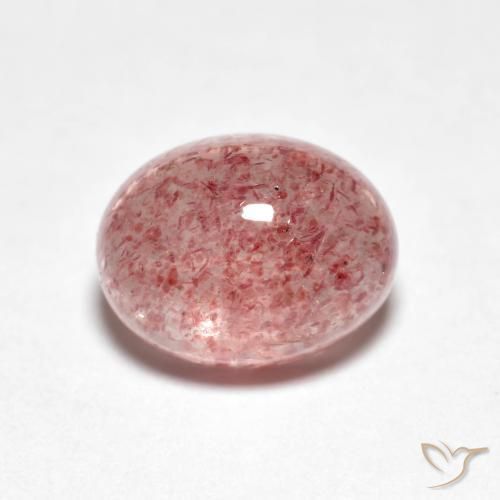 Quarzo fragola Rosa medio-chiaro naturale da 2.39 ct, Ovale, Trasparente