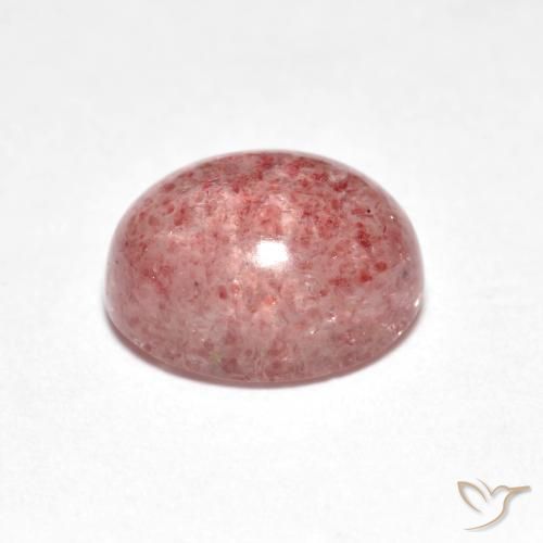 Quarzo fragola Rosa medio-chiaro naturale da 2.39 ct, Ovale, Trasparente