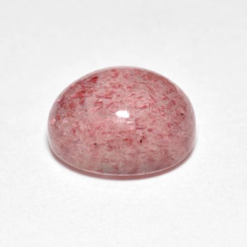 Quarzo fragola Rosa medio-chiaro naturale da 2.77 ct, Taglio ovale, Trasparente