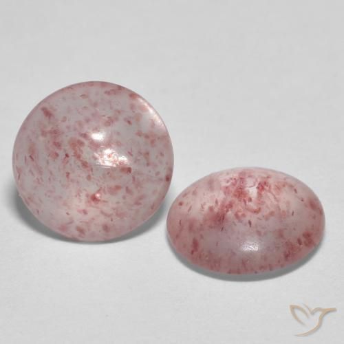 Gemme di Quarzo fragola Rosa shocking chiaro naturale da 1.48 ct, Rotondo, Trasparente