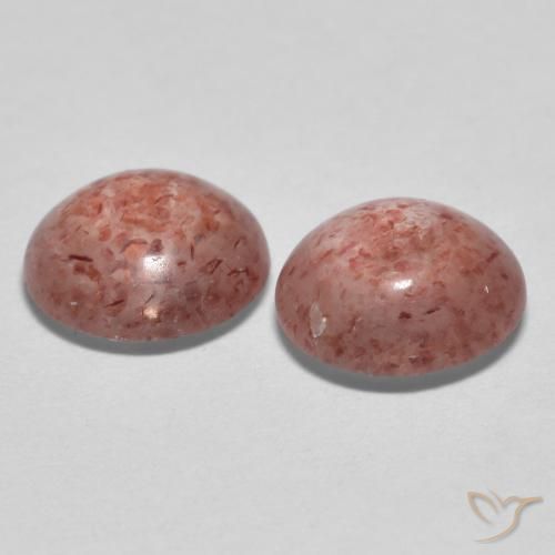 Gemme di Quarzo fragola Rosa intenso rosa naturale da 1.92 ct, Rotondo, Trasparente