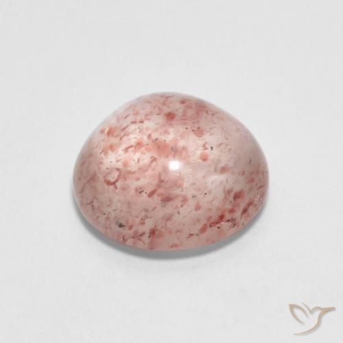 Quarzo fragola Pesca naturale da 2.20 ct, Rotondo, Trasparente