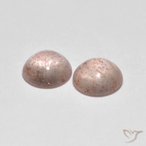 Gemme di Quarzo fragola rosa fenicottero naturale da 2.04 ct, Rotondo, Trasparente