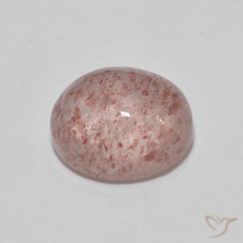 Quarzo fragola Rosa rosa naturale da 2.70 ct, Ovale, Trasparente
