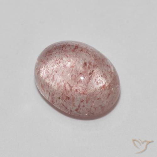 2.39ct Naturale Rosa rosa Quarzo Fragola, Ovale, Trasparente