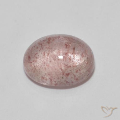 Quarzo fragola Rosa rosa naturale da 2.39 ct, Ovale, Trasparente