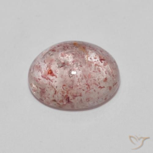 Quarzo fragola Rosa rosa naturale da 2.29 ct, Ovale, Trasparente
