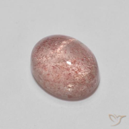 Quarzo fragola Rosa rosa naturale da 2.55 ct, Ovale, Trasparente