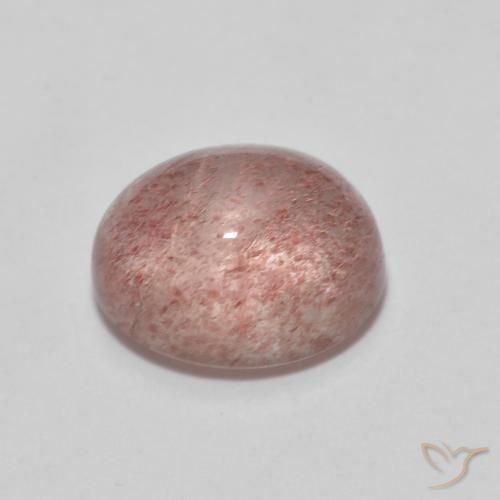 Quarzo fragola Rosa rosa naturale da 2.55 ct, Ovale, Trasparente