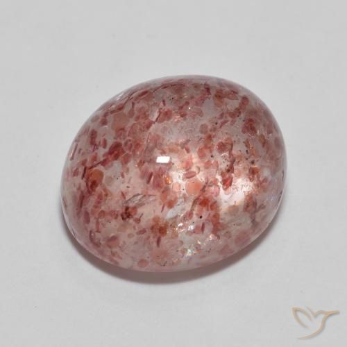 Quarzo fragola Rosa brillante naturale da 7.18 ct, Ovale, Trasparente