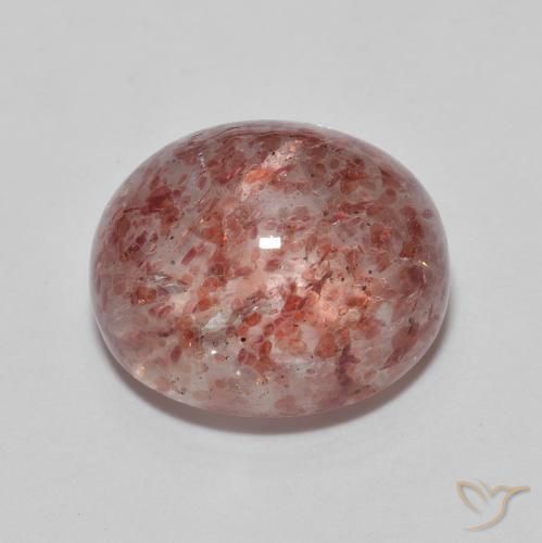 Quarzo fragola Rosa brillante naturale da 7.18 ct, Ovale, Trasparente