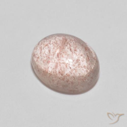 2.50ct Naturale Rosa chiaro Quarzo Fragola, Ovale, Trasparente