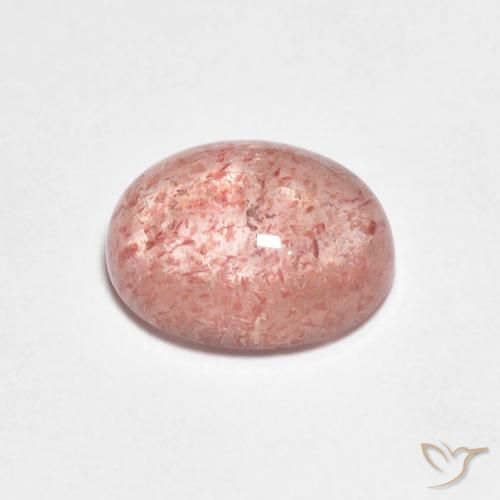 Quarzo fragola Arancione rossastra naturale da 2.03 ct, Taglio ovale, Trasparente